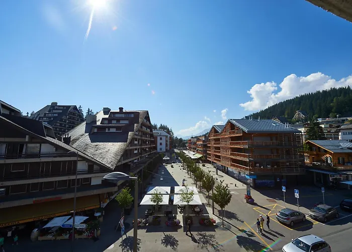 Av De La Gare 4, Rond-point, 4br, Skilift350m! Crans-Montana