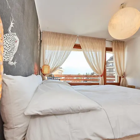 Hotell Av De La Gare 4, Rond-point, 4br, Skilift350m! Crans-Montana